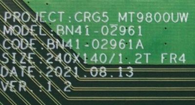 MAIN PARA MONITOR SAMSUNG / NUMERO DE PARTE BN94-13390D / BN41-02961 / BN9413390D / 13390D / BN97-15169C / NUMERO DE PANEL CY-PR236CGLV1F / MODELO C24RG50FZN - Imagen 3